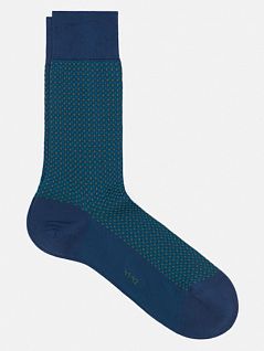 Элегантные носки для делового образа Falke 12437 Uptown Tie SO Синий 6535