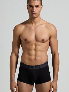 Комплект боксеров из трикотажной ткани (черный,оранжевый) (2шт) Bikkembergs BKK51UTR22BIcfire