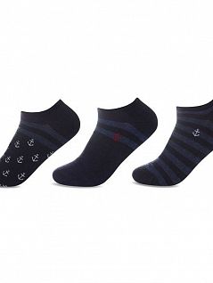 Набор износостойких носков насыщенных цветов (3шт) John Frank RTJF3SS19S21