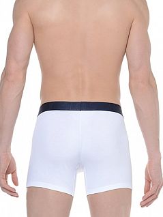 Белые мужские трусы из хлопка HOM Victor 01089c03