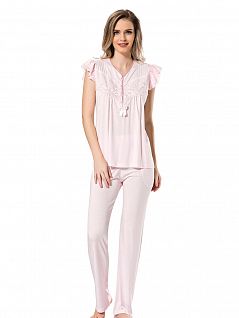 Пижама женская (розовый) Turen LT3211