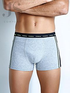 Комплект боксеров с контрастными вставками по бокам PRIMAL JSPRIMAL B209 (3 шт.) boxer blu/grigio chiaro/cobalto