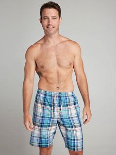 Комфортные шорты из гигроскопичного материала синего цвета Jockey 500771HcB68