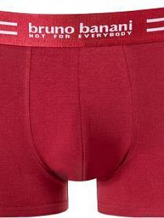 Хлопковый комплект мужских трусов на подкладке (3шт) Bruno Banani 22012326бруно Бордовый 4302