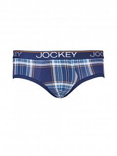 Мужские брифы на внешней резинке Jockey 810003H Синий 463