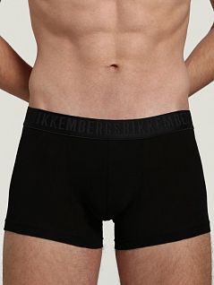 Нежные боксеры из модала и эластана черного цвета BIKKEMBERGS VBKT04088c2000