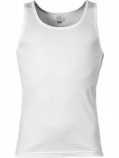 Удобная мужская майка белого цвета Jockey 24002718 Premium Cotton Stretch