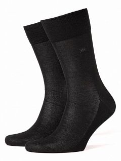 Элегантные черные мужские носки из мягкого хлопка Falke 21036 Cardiff SO (муж.) Черный 3000