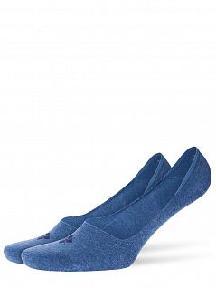 Укороченные мужские носки синего цвета Burlington 21056 E.day IN 2P (муж.) Серый 6660