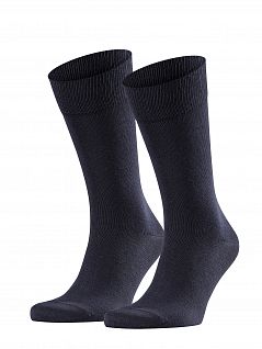 Эластичные носки из хлопка и полиамида Falke 14610 Happy DP SO (муж.) (2шт.) Темный-синий 6375
