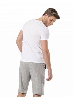 Дышащая футболка из шелковистого модала Cacharel LT2169 Cacharel белый
