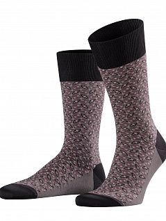 Современные носки из гладкой ткани FALKE 14063 Sartorial EyeSO (муж.) Серый (3903)