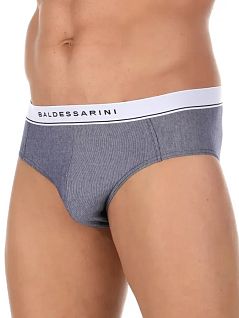 Гладкие брифы из хлопка и полиамида темно-синего цвета BALDESSARINI RT90019/1209 623