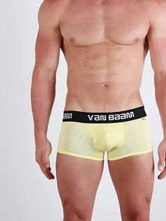 Эластичные боксеры из тонкого хлопка желтого цвета Van Baam RT27182