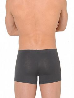Классические трусы боксеры серого цвета HOM Soft Modal 01751cZ9