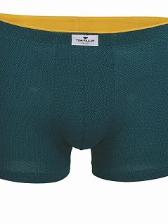 Мужские боксеры из модала и полиэстра зеленого цвета Tom Tailor RT70372/5646