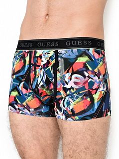 Комфортные боксеры с ярким принтом Guess у94ф16жр00ап010нгесс Многоцветный P010