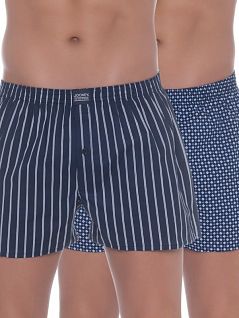 Набор трусов на эластичной резинке JOCKEY 315500 (муж.) (Синий 499) (2шт.) Синий 499