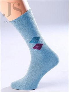 Яркие носки с меланжевым эффектом Giulia JSCOMFORT MELANGE 01 (5 пар) baby blue gul