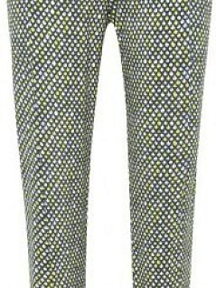 Тонкие брюки с оригинальным мелким принтом зеленого цвета Jockey 8509222c561