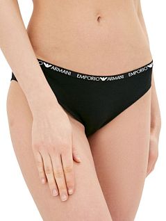 Набор брифов на тонкой резинке черного цвета (2шт) Emporio Armani RT164408_CC318 17020