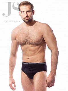 Современные слипы на пришивной резинке Enrico Coveri JSES 1000 slip nero