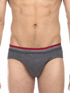 Мужские трусы-слипы цвета серый меланж HOM BoxerLines 40c0451cV001c1