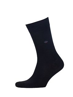 Комплект из 10 пар бамбуковых мужских носков черного цвета "RuSocks" М-450