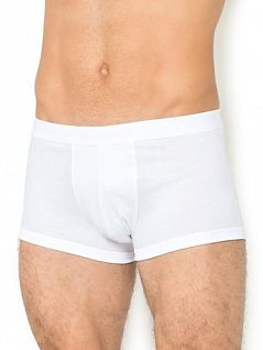 Боксеры мужские из ультратонкого шелковистого хлопка Zimmerli 2861445зимерли Белый 1