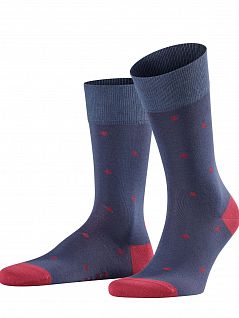 Повседневные носки на широкой резинке Falke 13269 Dot SO (муж.) Синий (6220)