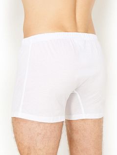 Семейные трусы на эластичной резинке белого цвета Ermenegildo Zegna N2LC70070c100