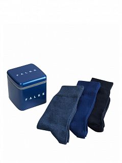Набор носков из прочного компактного хлопка (3 пары) Falke 13057 HappyBox 3-Pack  (муж.) (3шт.) Многоцветный 0020