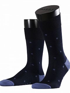 Современные носки с усиленной пяткой Burlington 13269 Juggle SO Синий