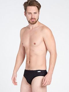 Хлопковые брифы на вшивной резинке Snelly PJ-Snelly Uomo_321черные