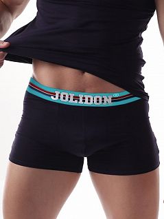 Однотонные боксеры на комфортной посадке Jolidon DT265блнТм Dark_blue