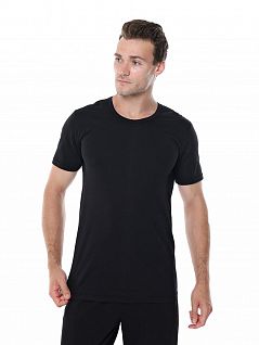 Классическая футболка из 100% хлопка Oztas LTOZ1005-A Oztas черный