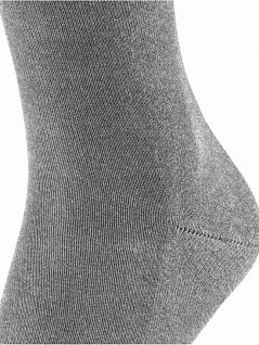 Однотонные носки с усиленными зонами напряжения FALKE 14657 Family SO (муж.) Серый (3390)