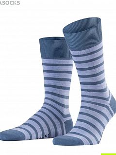 Оригинальные носки в полоску Falke 13326 Even Stripe SO Синий