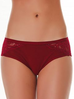 Трусы женские хипстеры (бордовый) Sis LTB333-16