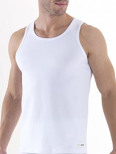 Классическая мужская майка белого цвета из хлопка BlackSpade TENDER COTTON b9238 белый распродажа