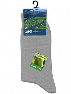 Антибактериальные носки с экстрактом алоэ вера Griff JSM1 COMFORT ALOE VERA (5 пар) grigio chiaro grf