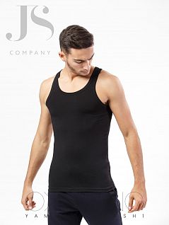 Эластичная майка в классическом стиле Oxouno JSOXO 0239 Slim fit черный