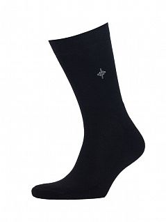 Комплект из 10 пар бесшовных мужских носков синего цвета "RuSocks" М-195