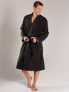 Практичный халат кимоно с накладными карманами Taubert 000907413тауберт Серый 9880