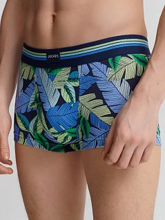 Набор боксеров из однотонного трикотажа на резинке в полоску (3шт) голубого цвета Jockey 17302913c425