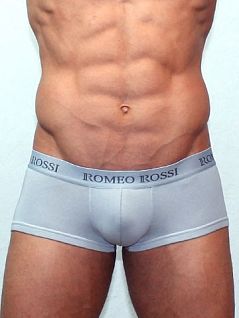 Эластичные мужские трусы хипсы серого цвета Romeo Rossi Heaps R5001-3 распродажа