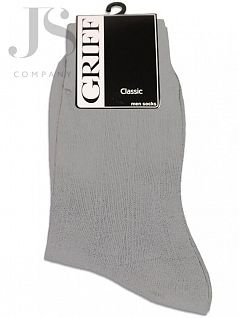 Мужские носки с комфортной широкой резинкой Griff JSA41 CLASSIC полоска (5 пар) grigio chiaro grf