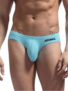 Облегающие слипы из хлопка голубого цвета JOCKMAIL RTJM2025-17