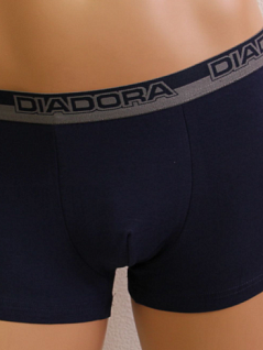 Комплект из трех мужских трусов боксеров темных цветов Diadora DIB05509G3