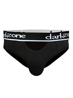 Оригинальные брифы с вырезом черного цвета DARKZONE RTDZN6251